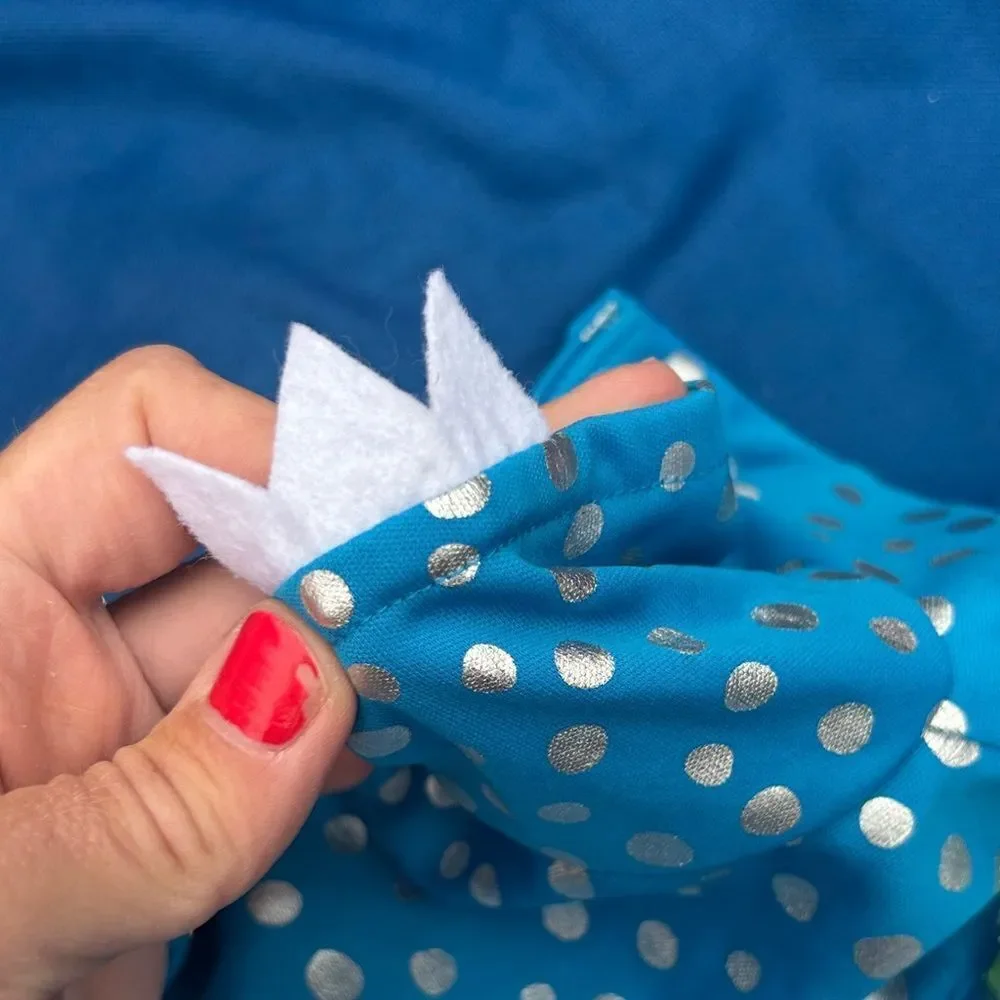 Martha Stewart PETS Vibrant Blue Dino Pet Outfit - Picture 5 of 8